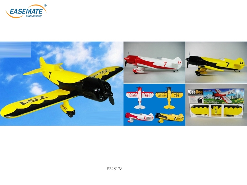 E248178 - GeeBee rc air plane,EPO foam rc plane,2.4G brushless RTF rc planes for sale