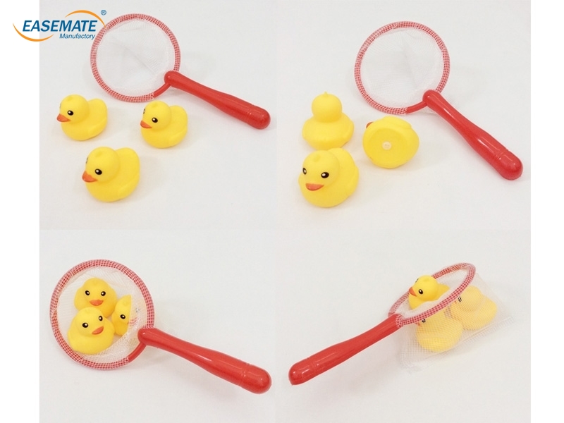 E675051 - Net fishing small yellow duck ( duck with three in )