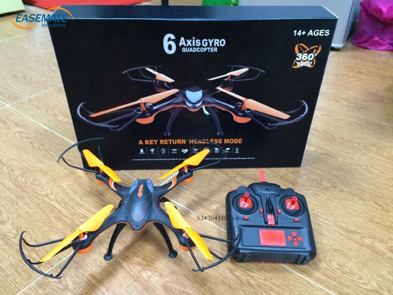 EC9541 - 6 axis gyroscope four axis aircraft (black orange \/ Red Black)